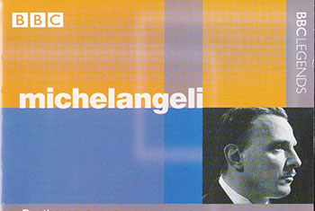 BBC Legends BBCL 4064. Michelangeli: Beethoven – Piano Sonata no. 4, 12, Debussy – Gaspard de la Nuit (APE)