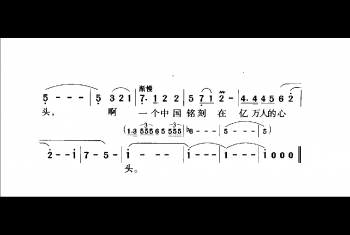 中国名歌500首乐谱：百年梦圆 王持久词张卓娅、王祖皆曲
