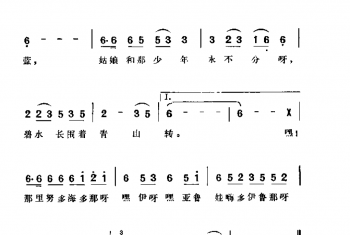 阿里山的姑娘(台湾故事影片 阿里山风云 主题歌)张彻词 邓禹平曲