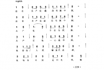 没有共产党就没有新中国 火星词曲