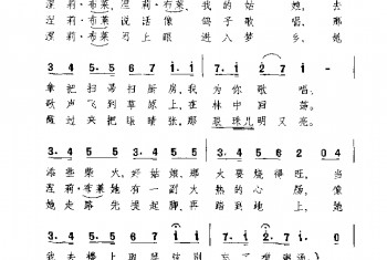 外国古典歌曲简谱:涅莉·布莱(美)福斯特曲