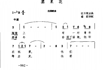 外国现代歌曲简谱：罂粟花 拉美歌曲