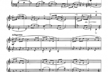 中国钢琴名曲五线谱:儿童小曲(儿歌)李重光