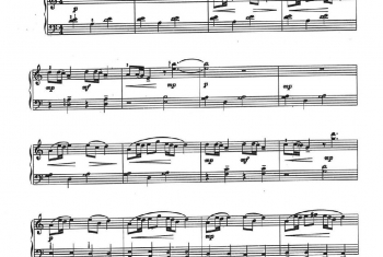 中国钢琴名曲五线谱：动物园组曲（熊猫）黎英海