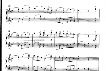 小提琴二重奏曲谱:渴望春天 莫扎特曲 张以一改编曲目(初级)