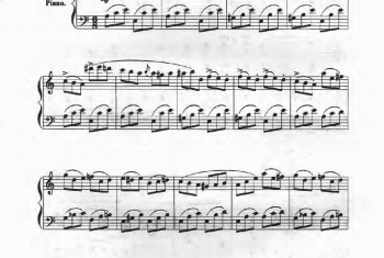 意大利歌曲:舞曲(La Danza)罗西尼(G.A.Rossini,1792-1868)五线谱